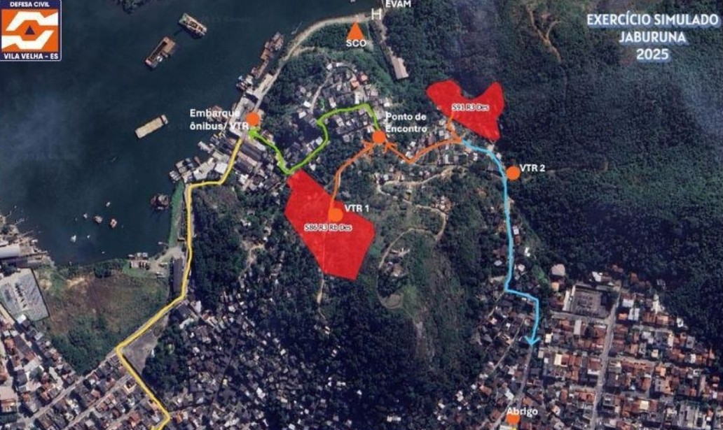 Leia mais sobre o artigo Corpo de Bombeiros e Defesa Civil Estadual participam de simulado de desastre natural em Vila Velha